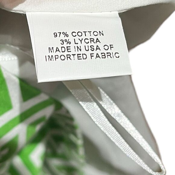 Melly M Women’s Green And White Geoprint Pencil Skirt, Size 12, NWT - Picture 7 of 8